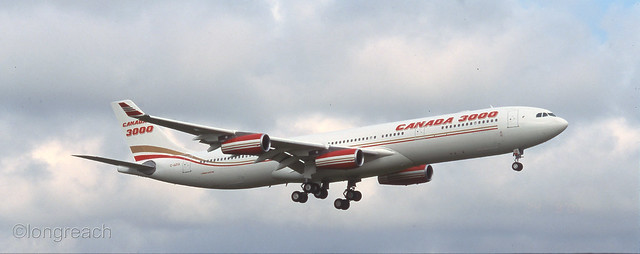 Canada 3000 A340 'C-GZIA'