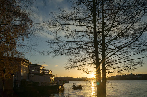 alvik strand sunrise by chas679, sweden alvik stockholm stockholmslän se