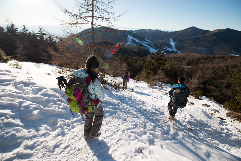 冬の黒斑山