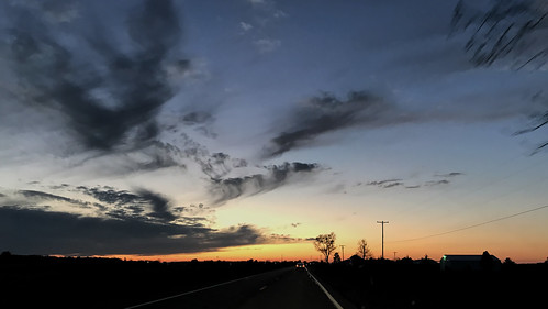 oneida sunset sky 2017 michigan eatoncounty tree 3891 november cloud road paved
