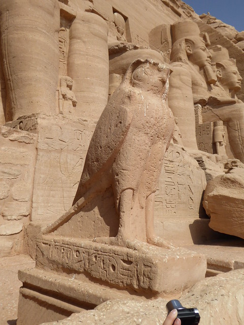 Horus Falcon, Abu Simbel | The rock-cut temples of Abu Simbe… | Flickr