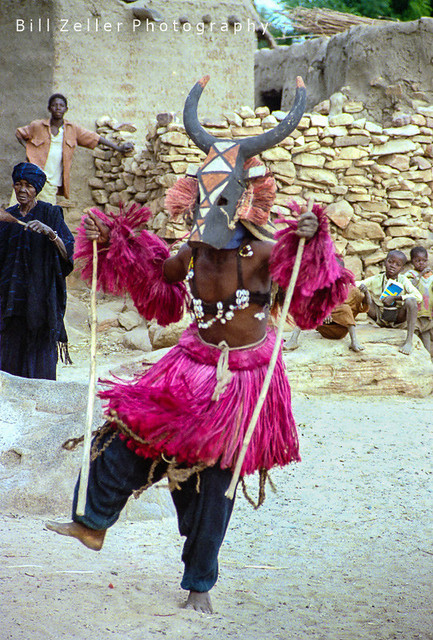 Dogon Mask Dance, Tireli, Mali, West Africa