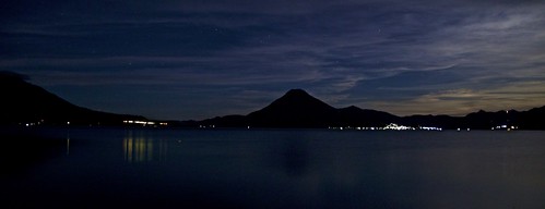 reflection sunrise beauty noche volcanes lago alba amanecer guatemala panajachel