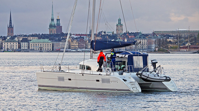 The catamaran Twice As Nice in Stockholm