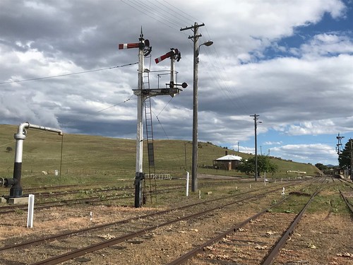 aus australia nsw rail railway abandoned cooma station yard