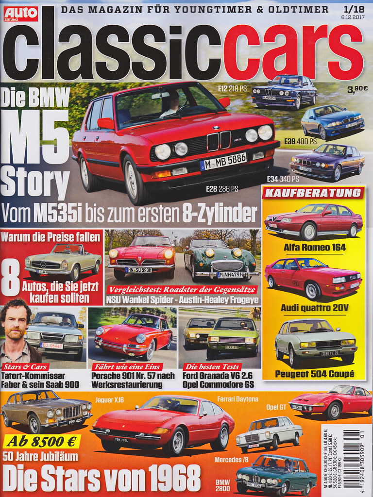 Image of Auto Zeitung - Classic Cars - 2018-01 - Cover