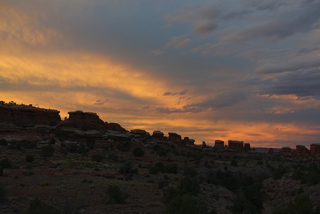 Sunset in the Needles District