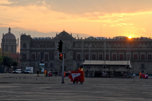 Sunrise on the National Palace