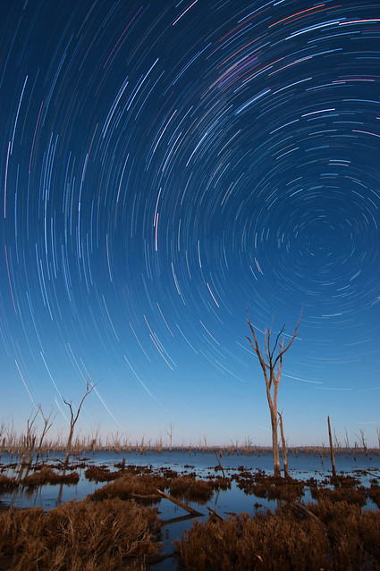 Star Trails - Lake Dumbelyung, Western Australia