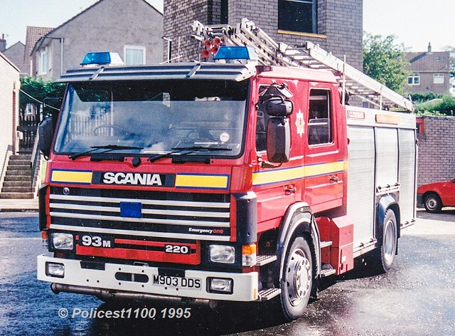 Strathclyde Fire Brigade Scania 93m M903 DDS