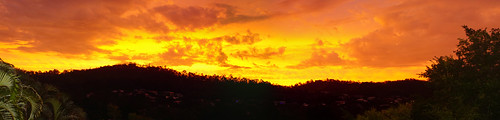 australia brisbane queensland sunset