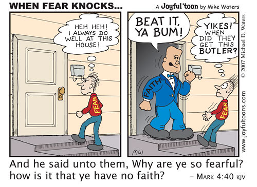 When Fear Knocks... Comic