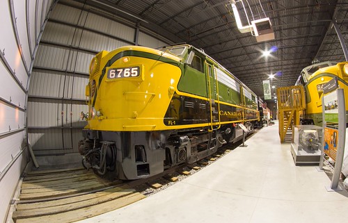 IMG_0010 A by mhellekjaer, CN No. 6765 (MLW FPA-4); Built November 1958; Montreal Locomotive Works; Montreal, QC.

F series loc