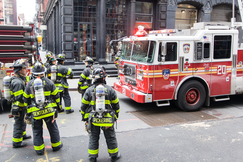 Pompier pendant deux jours à New York