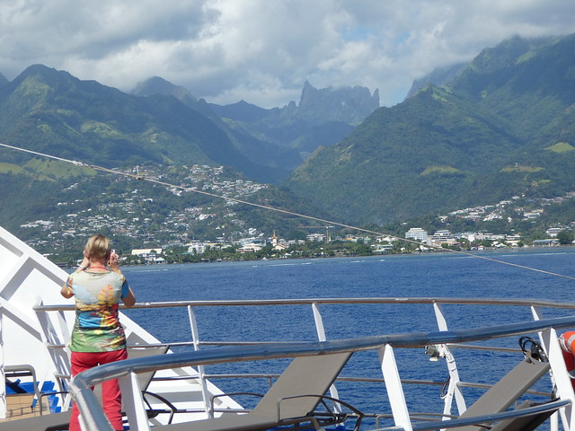 Leaving Papeete, Tahiti