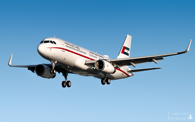 LBG | Sharjah Ruler's Flight Airbus A320CJ
