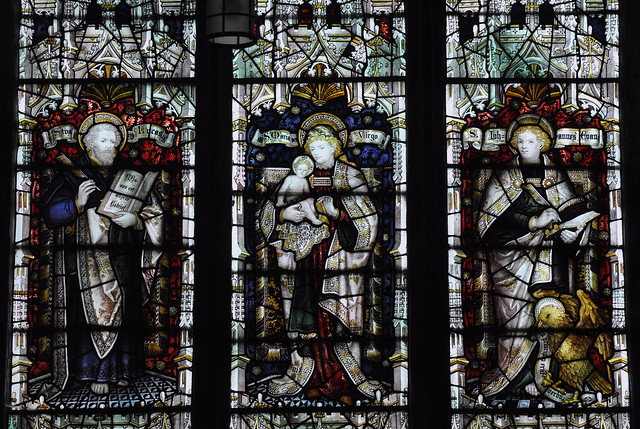 Church Eaton, Staffordshire, St. Editha, north aisle, east window, top