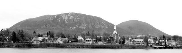 Mont-St-Hilaire, Qc in Black and White