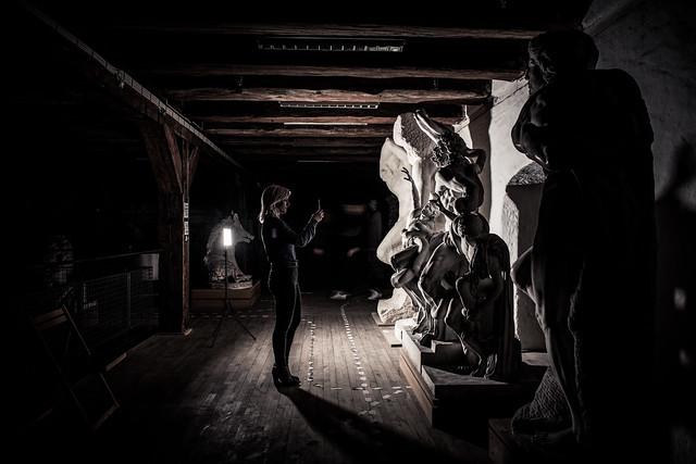 Sculptures in the dark