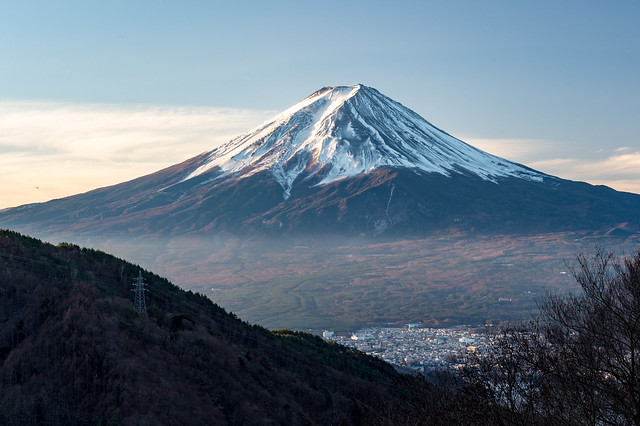 2017 December morning Fuji