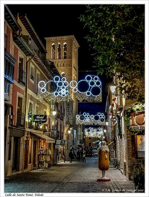 Calle de santo Tomé. Toledo. España
