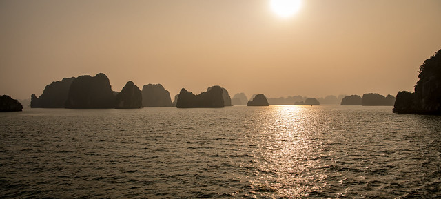 Halong Bay in Late Afternoon