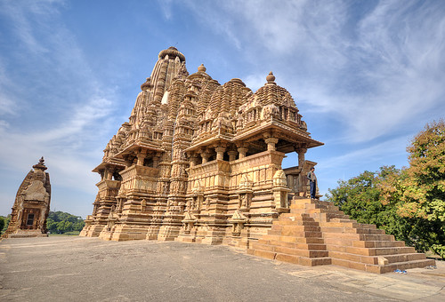 Khajuraho_Vishwanath Temple-1 by Mukul Banerjee (www.mukulbanerjee.com), The Khajuraho Group of Monuments is a group of Hindu and Jain temples in Madhya Pradesh, India, abou