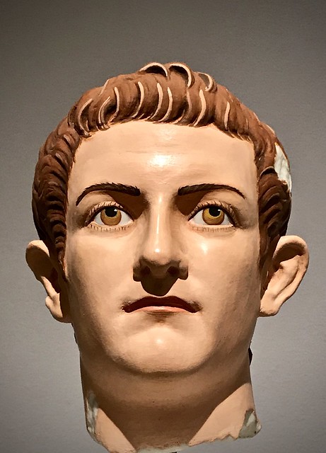 The young Caligula in polychrome