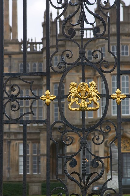 Main gate detail, Burghley House