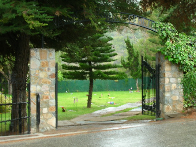 Avalon Cemetary Gate