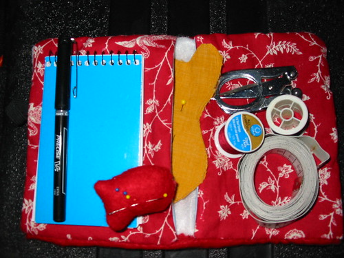 Sewing Clutch (inside) | by Rhelynn