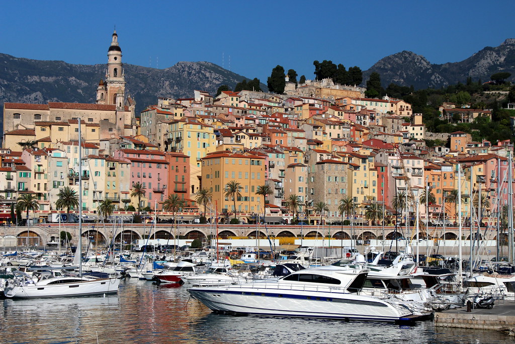 Menton Across The Harbour | The early morning sun produced s… | Flickr