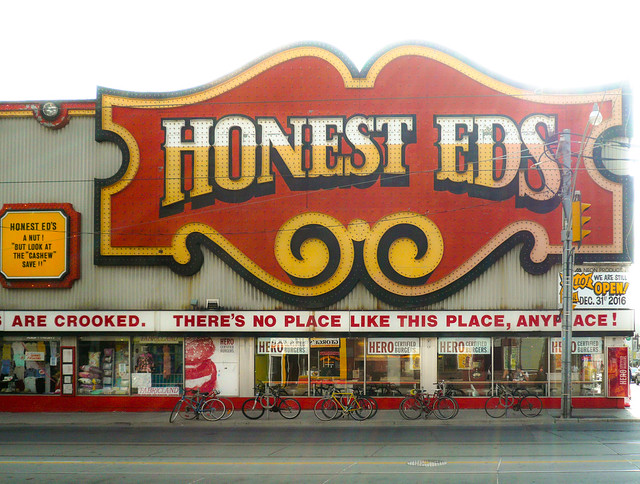 Honest Ed's Department Store, closing December 31, 2016