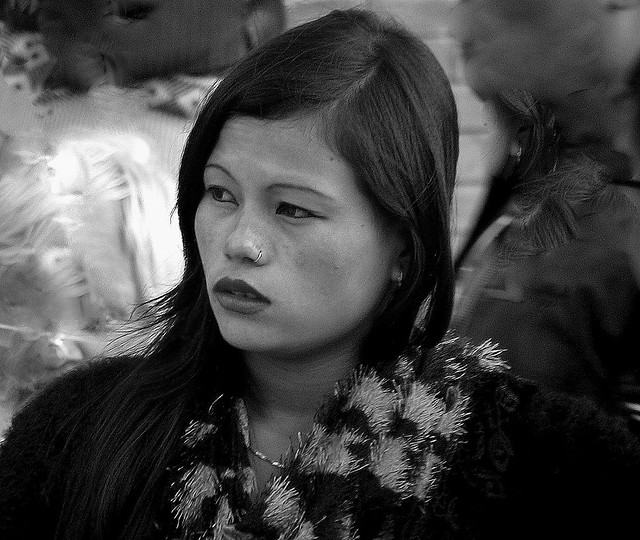 NEPAL,unterwegs  in der Königsstadt Patan, Lalitpur, nepalese girl, 15199/7896
