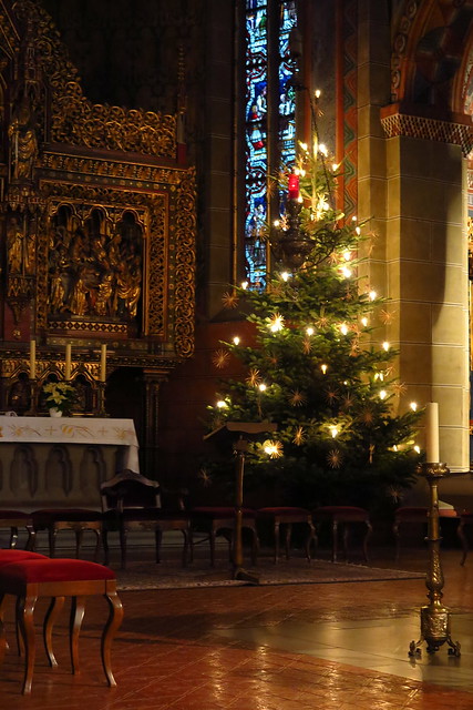 Christmas Tree in the Catholic Church of St. Marys, Gengenbach