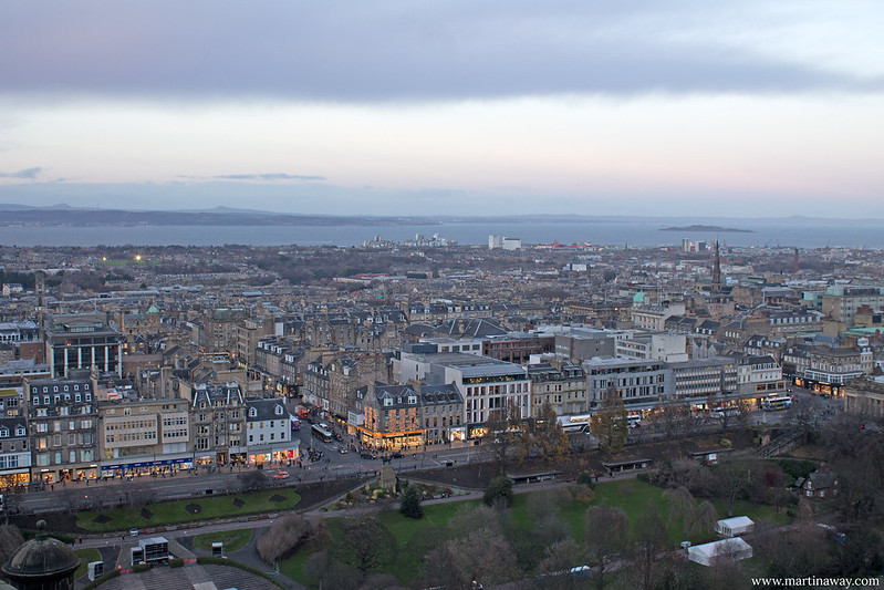 La New Town vista dal Castello di Edimburgo