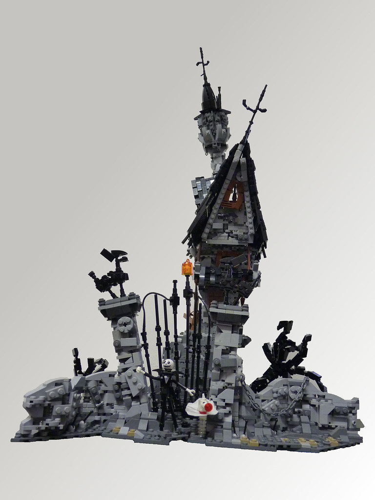 Details about   MOC Jack Skellington's House Building Blocks Model Decoration Haunted House Toy 