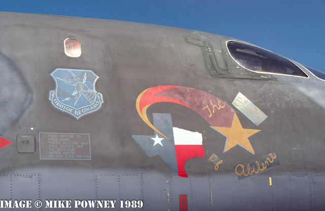 83-0065 - 1983 fiscal Rockwell B-1B Lancer, close up of the Star of Abilene
