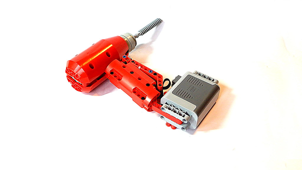 Lego Technic Cordless Drill (with Power Functions motor)