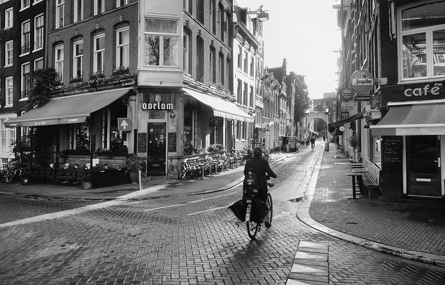 Biker in Amsterdam