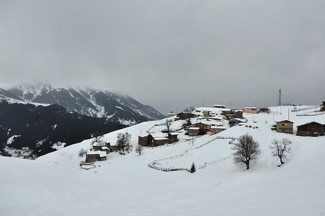village of snow...