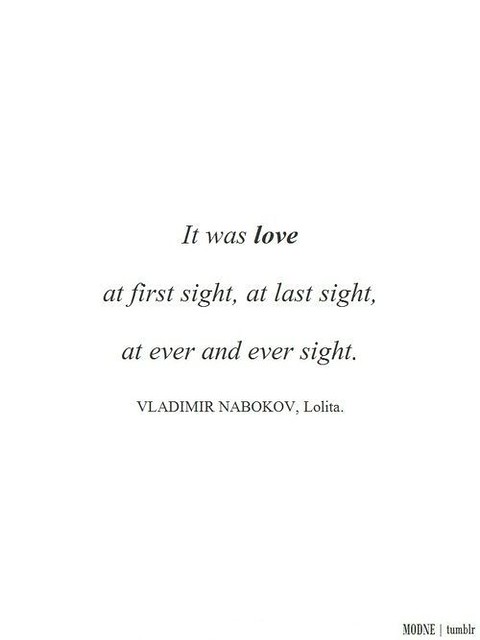 About at first love sight sayings Best Short