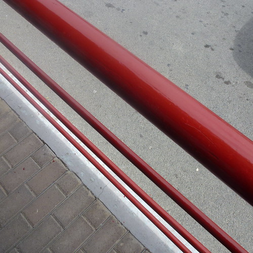 cyprus pervolia red rails tubular safetybarrier paviors kerb parallel uncertainties perivolia supermarket outoftown