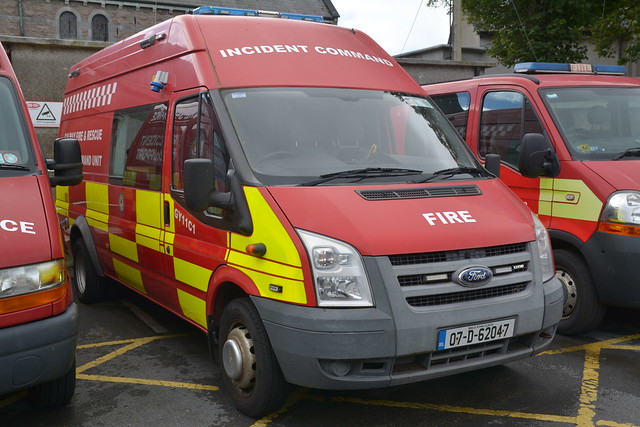 Galway County Fire Service 2007 Ford Transit Sidhean Teo ICU 07D62047
