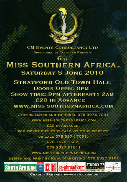 IMG_0036 Miss Southern Africa UK Beauty Pageant Contest at Stratford Town Hall London June 5 2010
