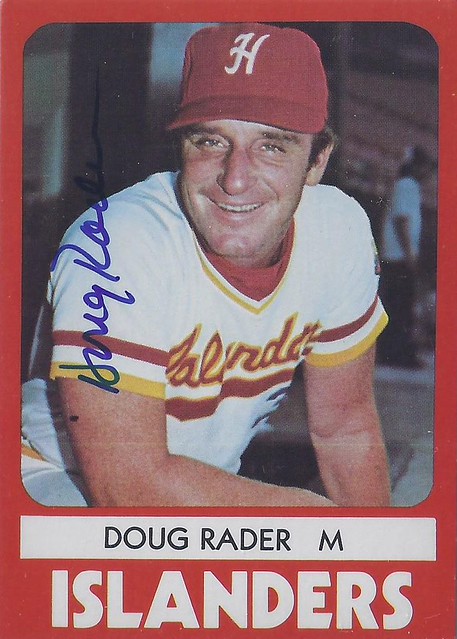 1980 TCMA - Doug Rader #2 / #47 (Manager) - Autographed Baseball Card ...
