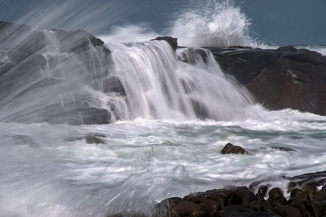 Wild waves on the Sunshine Coast.