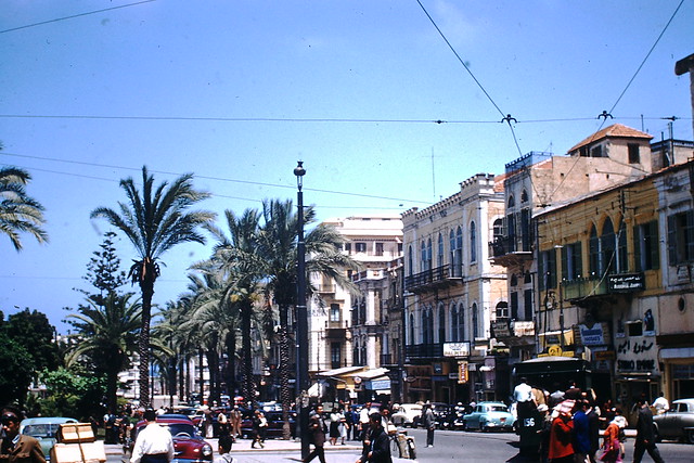 1952- Main St & Sq Beirut Lebanon