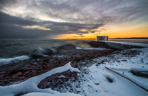 michigan lake winter superior marquette nature dawn sunrise wave beautiful photooftheday up nikon tamron sky clouds waves waterscape landscape superwide