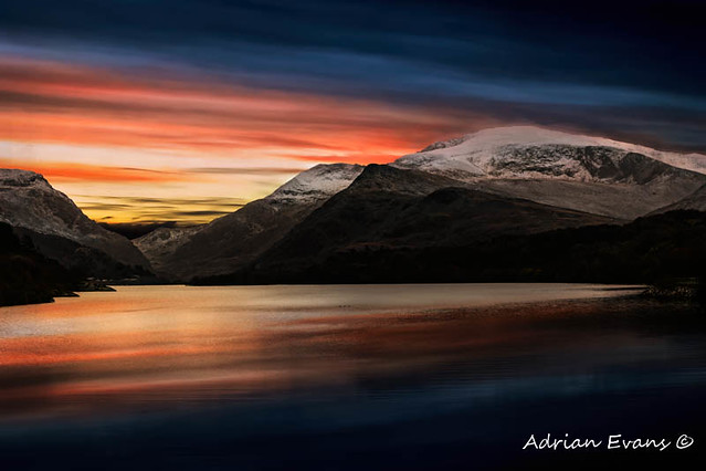Lake Sunset Snowdonia